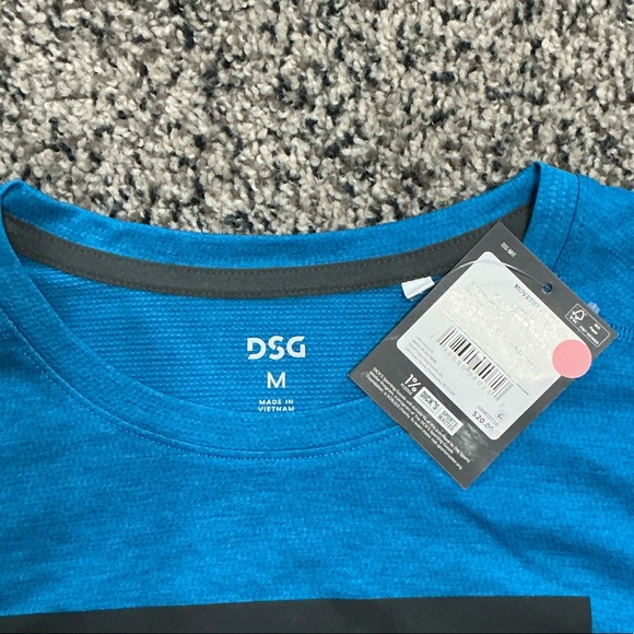 Custom Designed DSG Vibrant Blue Men's Graphic Tee-New With Tags - Picture 3 of 4